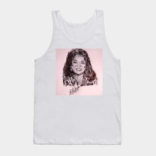 Ink Pen Portrait of Della Reese Tank Top